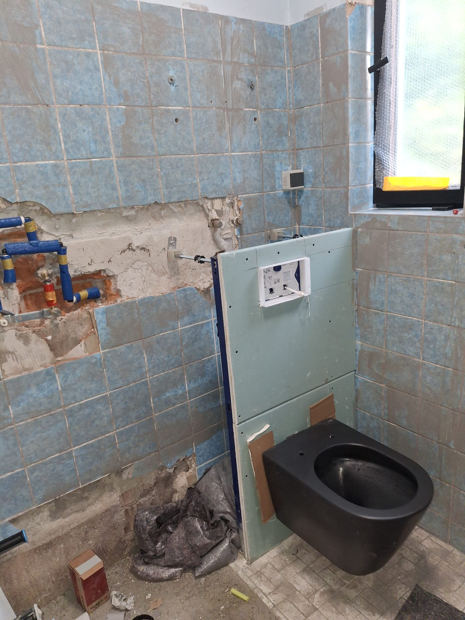 Vorher - Badezimmer Rohbau